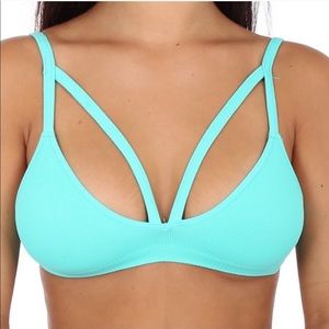 Free People Seafoam green bralette M/L